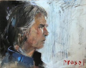 A self portrait by New Britain artist Wladyslaw Prosol.